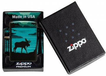 Zippo Lighter 49481 Moose Landscape Design