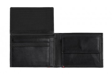 Zippo Nappa Tri-Fold Wallet Black