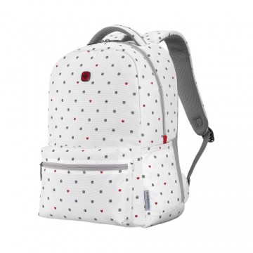 WENGER COLLEAGUE 16" LAPTOP BACKPACK WITH TABLET POCKET white heart print