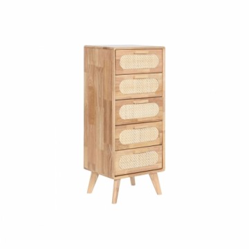 Chest of drawers Home ESPRIT Natural Metal Rubber wood 40 x 30 x 78 cm