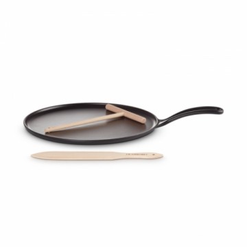 Le Creuset Cast Iron Crepe Pan 27cm black Schwarz (20136270000460)