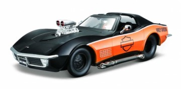 MAISTO DIE CAST 1:24 auto model H-D 1970 Chevrolet Corvette, 32193