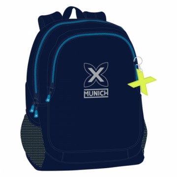 School Bag Munich Nautic Navy Blue 32 x 44 x 16 cm