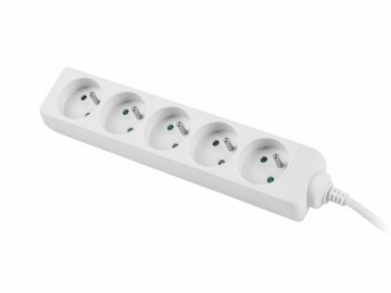 LANBERG POWER STRIP 1.5M WHITE, 5X 230V PL