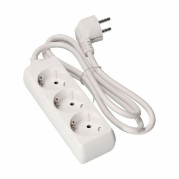 3-socket plugboard without power switch EDM Schuko (3 m)