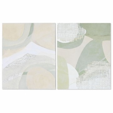 Painting Home ESPRIT Abstract Modern 80 x 3,8 x 100 cm (2 Units)