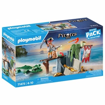 Playset Playmobil Крокодил Пират 59 Предметы