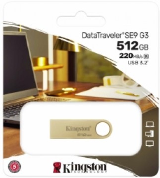 Zibatmiņa Kingston DataTraveler SE9 G3 512GB Metal