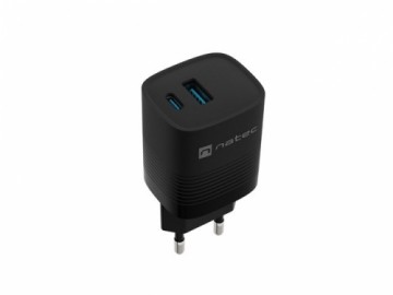 NATEC CHARGER RIBERA GAN 1X USB-A + 1X USB-C 30W