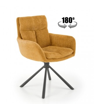 Halmar K495 chair, mustard