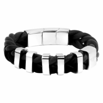 Men's Bracelet Police Leather 19 cm