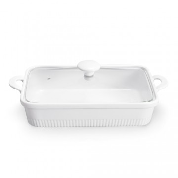 Fissman Cepamtrauks ar vāku 27 x 19 x 6 cm / 1,6 l HORECA (porcelāns)