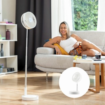 3-in-1 salokāms uzlādējams salokāms ventilators Fandle InnovaGoods Ø7,7'' 7200 mAh