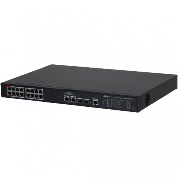 Dahua PoE switch 100Mbps 16+2G uplink S4220-16GT-190