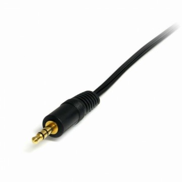 Audio ligzdas (3.5mm) uz 2 RCA Kabelis Startech MU3MMRCA Melns