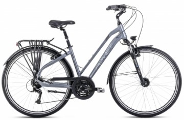 Velosipēds Romet Gazela 5 2024 silver-grey-17" / M