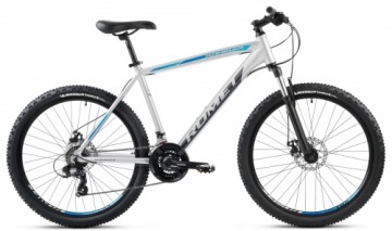 Velosipēds Romet Rambler R6.2 2024 silver-blue-17" / M