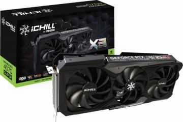 Inno3D GeForce RTX 4070 SUPER ICHILL X3 - 12GB GDDR6X, 1x HDMI, 3x DP