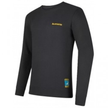 La Sportiva Džemperis CLIMBING on the MOON Sweatshirt M M Carbon/Giallo