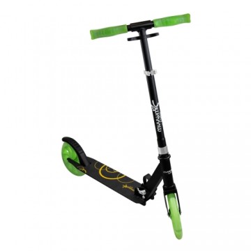 MUUWMI Six Degree Aluminium Scooter Glow skrejritenis 200 mm, zaļš - AU 621