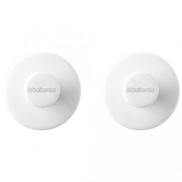 BRABANTIA ReNew vannas istabas dvieļu pakaramie, 2 gab., White - 280344