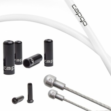 Bremžu trošu komplekts Capgo BL stainless PTFE for Shimano/Sram Road white