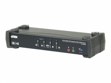 Aten   | 4-Port USB3.0 4K DisplayPort KVMP Switch with Built-in MST Hub | CS1924M