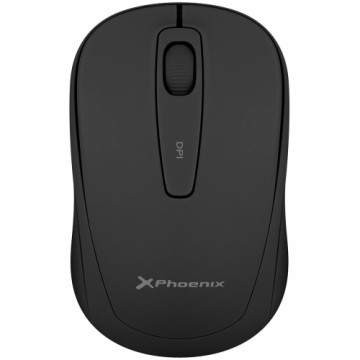 Optical Wireless Mouse Phoenix M250 Black (1 Unit)