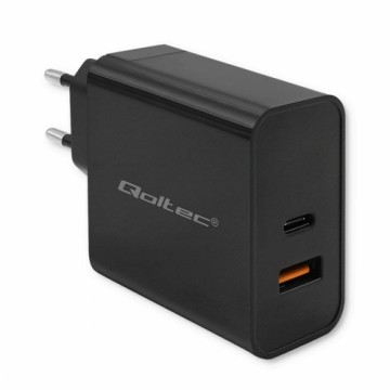 Сетевое зарядное устройство Qoltec 52381 Чёрный 90 W (1 штук)