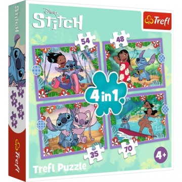 TREFL STITCH Pužļu komplekts 4in1