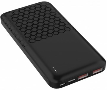 Platinet power bank 10000mAh PD QC, black (45931)