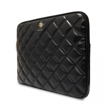 Guess PU Quilted 4G Metal Logo Laptop Sleeve 13|14" Black