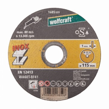 Griezējdiski Wolfcraft 8462000 Ø 115 mm (10 gb.)