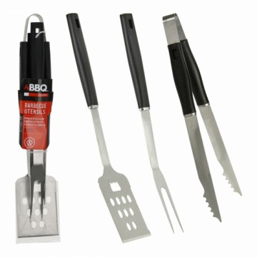 Barbecue utensils Black 3 Pieces