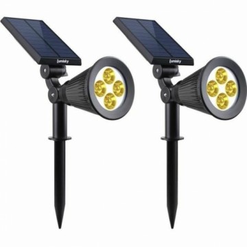 lampa Lumi Garden Melns 5 V 250 Lm (2 gb.)