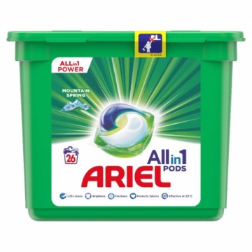 Veļas mazgāšanas kapsulas Ariel Mountain Spring 24gb