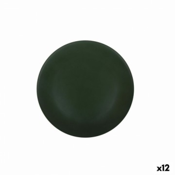Плоская тарелка Alfares Темно-зеленый ø 33 x 2 cm матовый (12 штук)