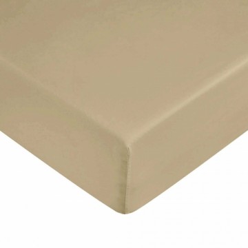 Fitted bottom sheet Decolores Liso Taupe 90 x 200 cm Smooth