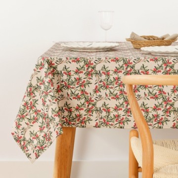 Stain-proof resined tablecloth Belum Mistletoe 140 x 140 cm