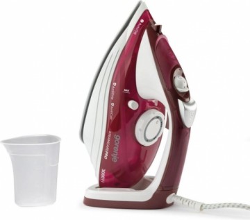 GORENJE   Steam Iron SIH3000RBC Steam Iron, 3000 W, Water tank capacity 350 ml, Continuous steam 40 g/min, Red/White, Auto power off