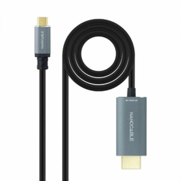 USB-C - HDMI kaapeli NANOCABLE 10.15.5162 1,8 m Melns 8K Ultra HD