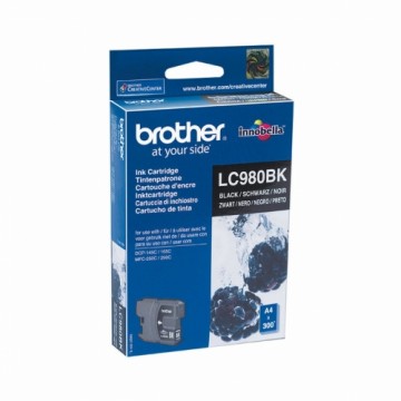 Картридж с оригинальными чернилами Brother LC-980BK Чёрный