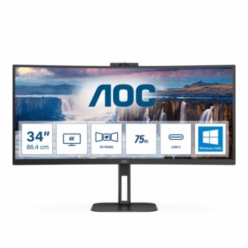 Monitors AOC CU34V5CW/BK 34" 100 Hz 60 Hz