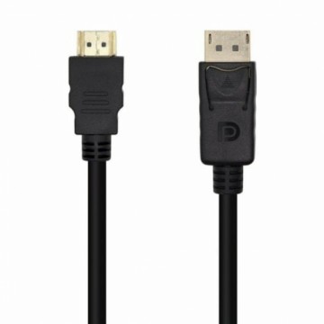 HDMI uz DVI adapteris Aisens A125-0459 Melns 1 m