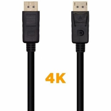 DisplayPort Cable Aisens A124-0388 Black 10 m