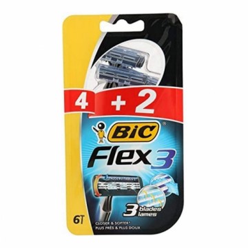 Станок для бритья Bic 009219 Чёрный (4 штук) (6 uds)