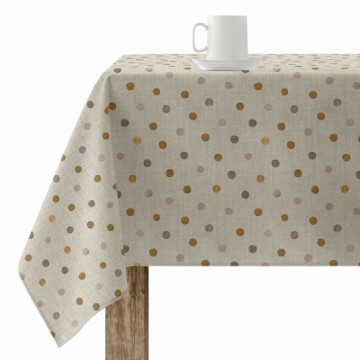 Stain-proof tablecloth Belum 0120-305 Beige 200 x 140 cm Polka dots