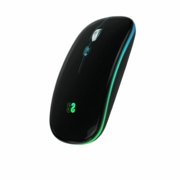 Mouse Subblim SUBMO-LDFLAT1 Black 1600 dpi