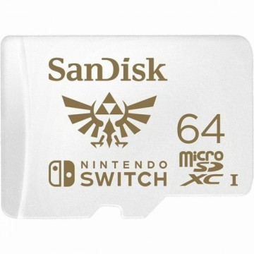 SDXC Atmiņas Karte SanDisk SDSQXAT-064G-GNCZN Balts