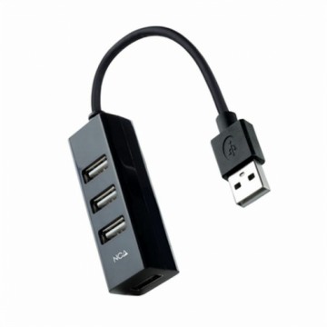 USB-разветвитель NANOCABLE 10.16.4404 Чёрный